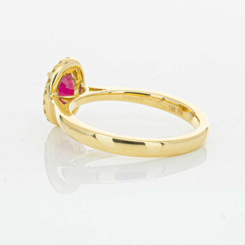 18ct Yellow Gold 1.10ct Ruby & Diamond Nina Ring-Ring-Walker & Hall