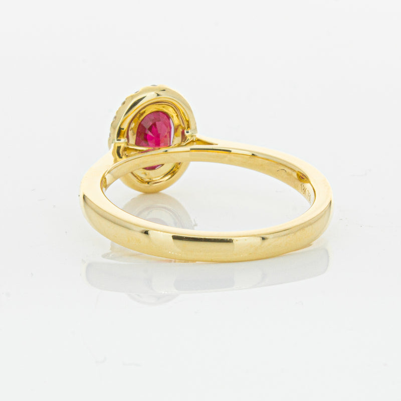 18ct Yellow Gold 1.10ct Ruby & Diamond Nina Ring-Ring-Walker & Hall