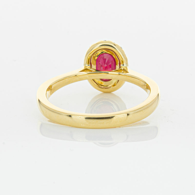 18ct Yellow Gold 1.10ct Ruby & Diamond Nina Ring-Ring-Walker & Hall