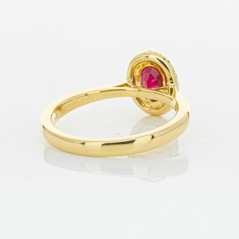 18ct Yellow Gold 1.10ct Ruby & Diamond Nina Ring-Ring-Walker & Hall