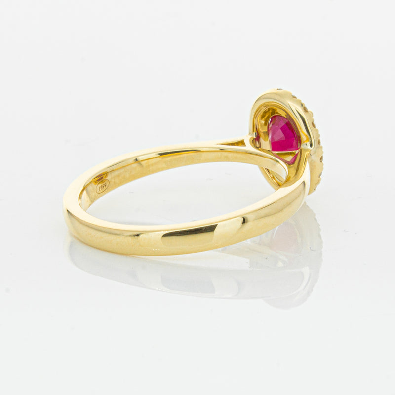 18ct Yellow Gold 1.10ct Ruby & Diamond Nina Ring-Ring-Walker & Hall