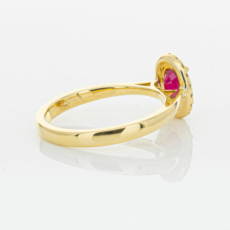 18ct Yellow Gold 1.10ct Ruby & Diamond Nina Ring-Ring-Walker & Hall