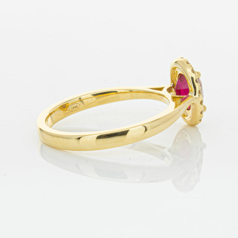 18ct Yellow Gold 1.10ct Ruby & Diamond Nina Ring-Ring-Walker & Hall
