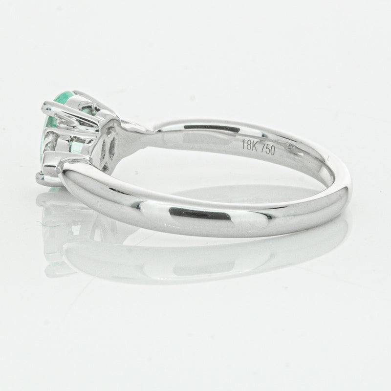 18ct White Gold .80ct Paraiba Tourmaline & Diamond Ayla Ring-Ring-Walker & Hall