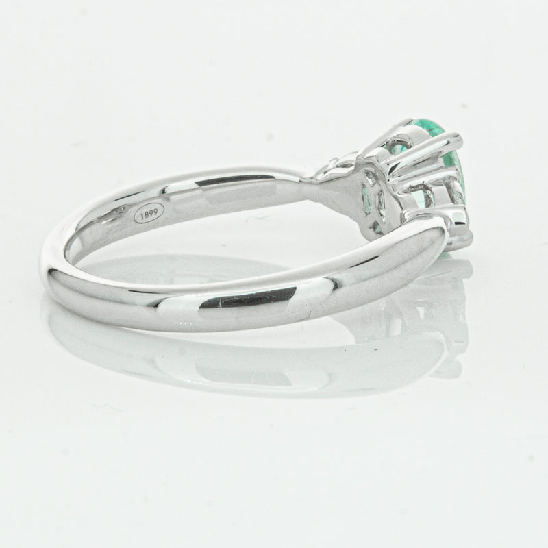 18ct White Gold .80ct Paraiba Tourmaline & Diamond Ayla Ring-Ring-Walker & Hall