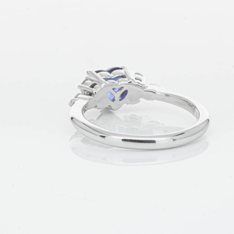 18ct White Gold 1.15ct Sapphire & Diamond Oriana Ring-Ring-Walker & Hall