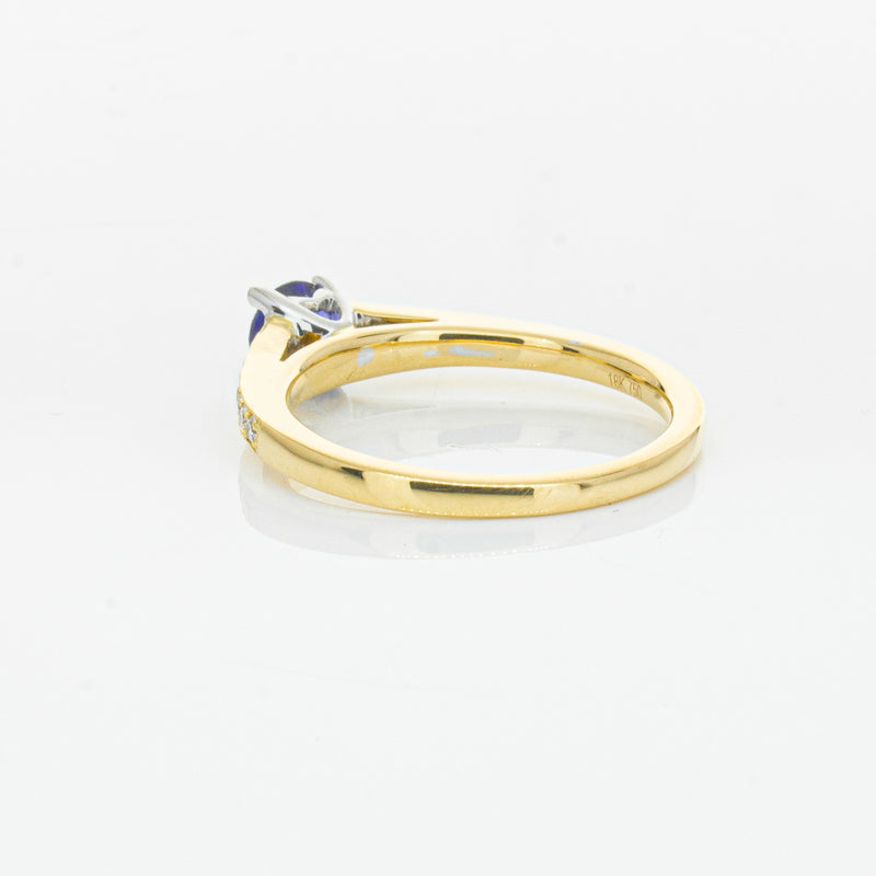 18ct Yellow Gold .49ct Sapphire Vantage Ring-Ring-Walker & Hall