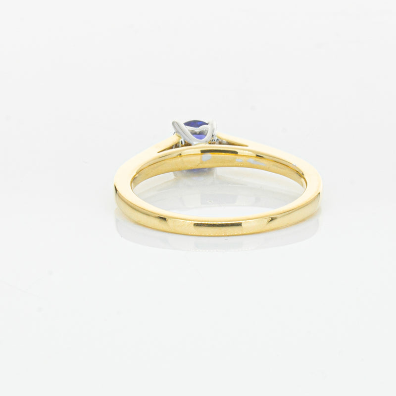 18ct Yellow Gold .49ct Sapphire Vantage Ring-Ring-Walker & Hall