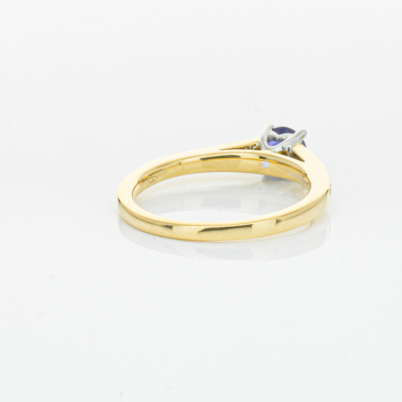 18ct Yellow Gold .49ct Sapphire Vantage Ring-Ring-Walker & Hall