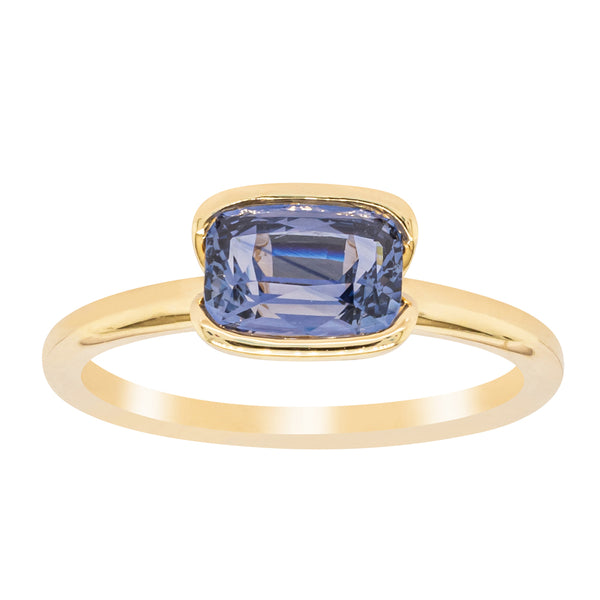 18ct Yellow Gold Sapphire Elle Ring - Ring - Walker & Hall