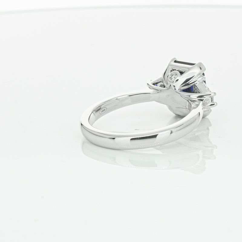 18ct White Gold Sapphire & Diamond Ring-Ring-Walker & Hall