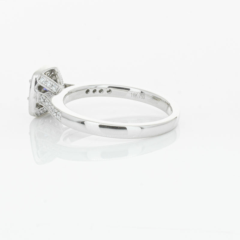 18ct White Gold .38ct Sapphire & Diamond Aurora Ring-Ring-Walker & Hall