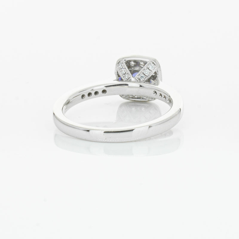 18ct White Gold .38ct Sapphire & Diamond Aurora Ring-Ring-Walker & Hall