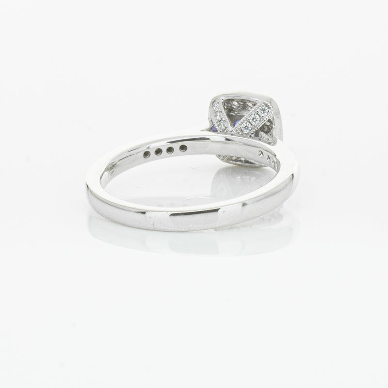 18ct White Gold .38ct Sapphire & Diamond Aurora Ring-Ring-Walker & Hall