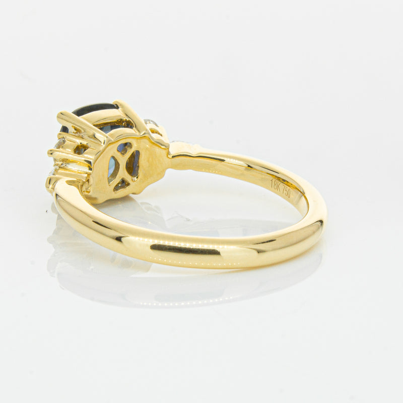 18ct Yellow Gold 2.26ct Sapphire & Diamond Oriana Ring-Ring-Walker & Hall