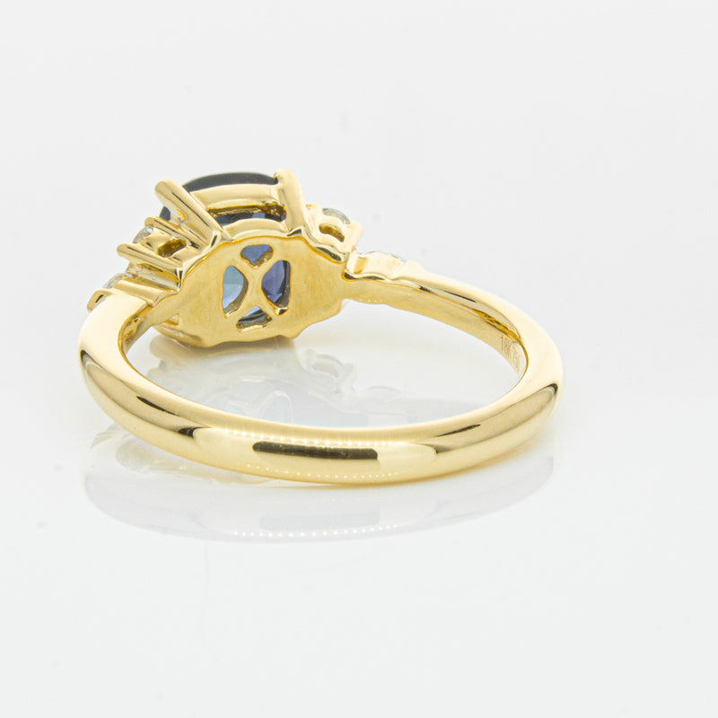 18ct Yellow Gold 2.26ct Sapphire & Diamond Oriana Ring-Ring-Walker & Hall
