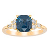 18ct Yellow Gold 2.26ct Sapphire & Diamond Oriana Ring - Ring - Walker & Hall