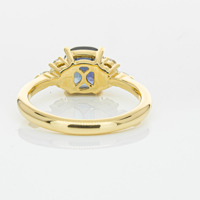 18ct Yellow Gold 2.26ct Sapphire & Diamond Oriana Ring-Ring-Walker & Hall