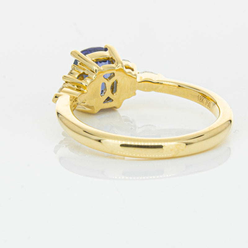 18ct Yellow Gold 2.01ct Sapphire & Diamond Oriana Ring-Ring-Walker & Hall