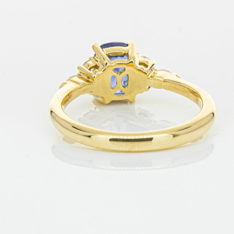 18ct Yellow Gold 2.01ct Sapphire & Diamond Oriana Ring-Ring-Walker & Hall