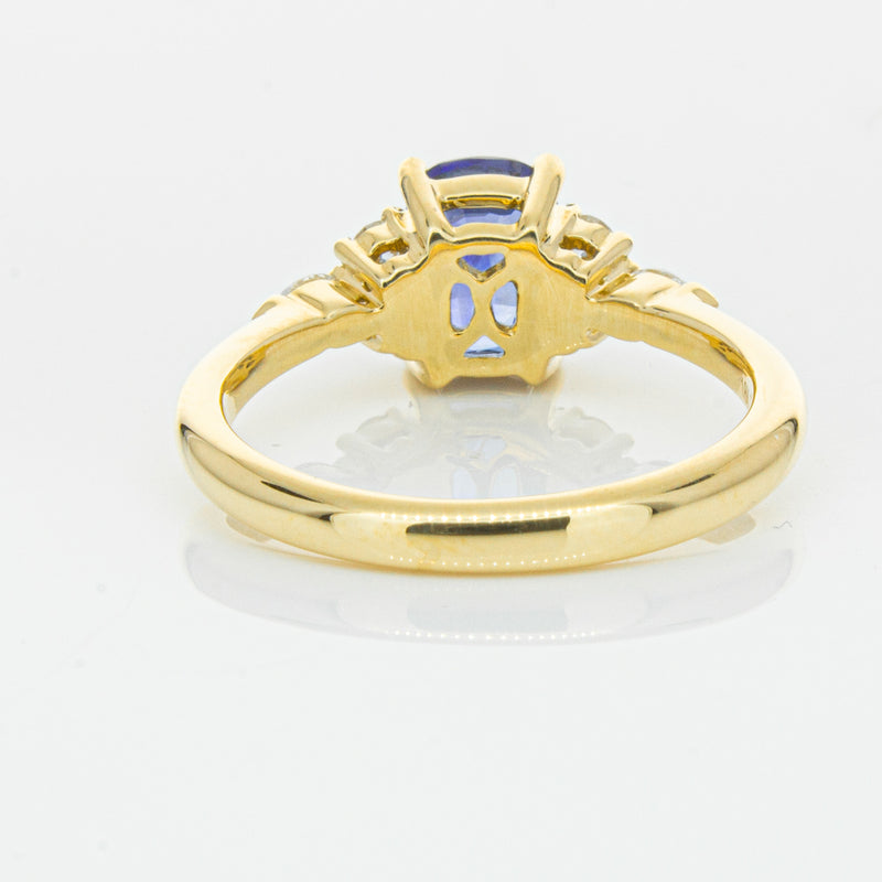 18ct Yellow Gold 2.01ct Sapphire & Diamond Oriana Ring-Ring-Walker & Hall