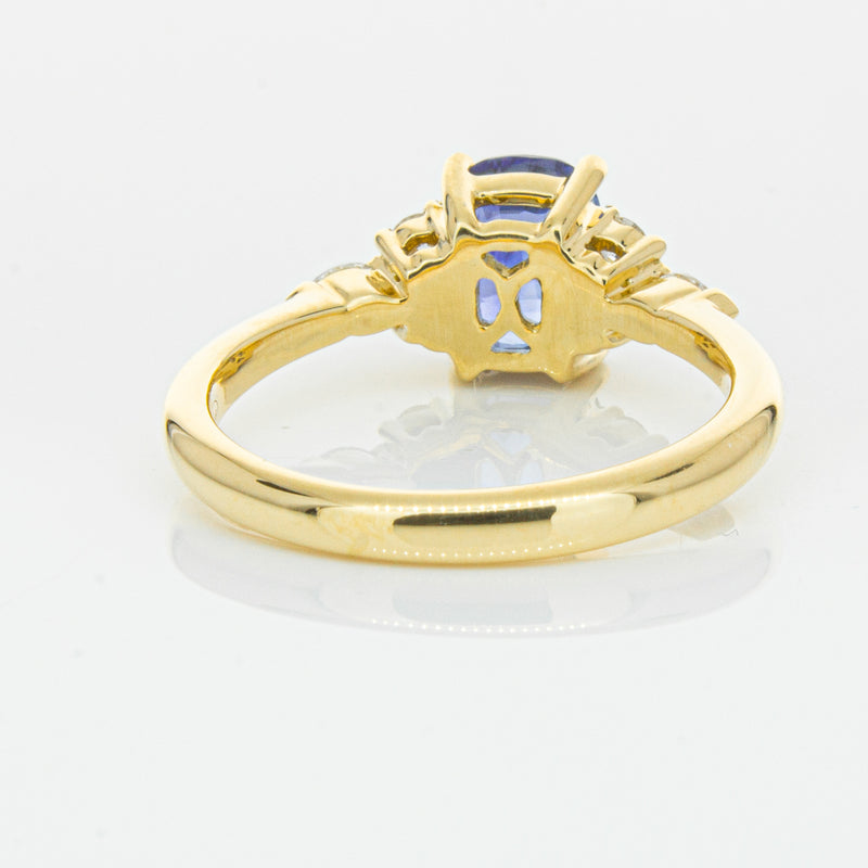 18ct Yellow Gold 2.01ct Sapphire & Diamond Oriana Ring-Ring-Walker & Hall