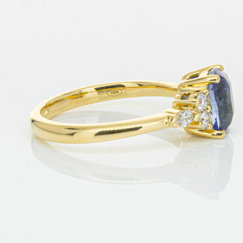18ct Yellow Gold 2.01ct Sapphire & Diamond Oriana Ring-Ring-Walker & Hall