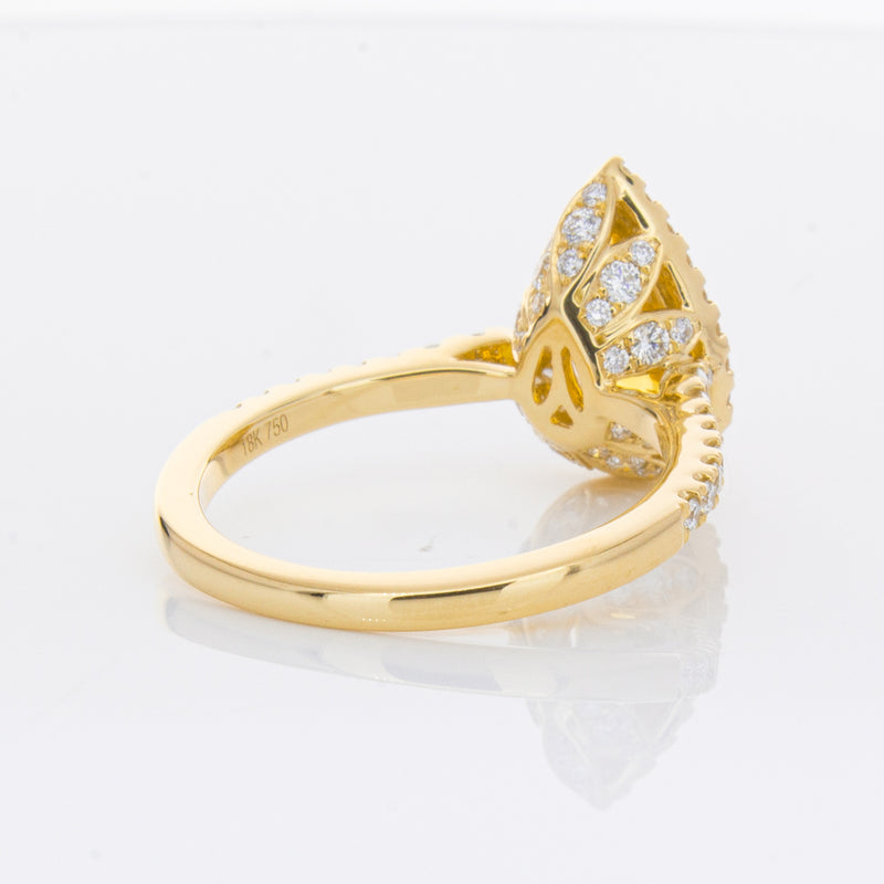 18ct Yellow Gold 4.71ct Golden Sapphire & Diamond Sierra Ring-Ring-Walker & Hall