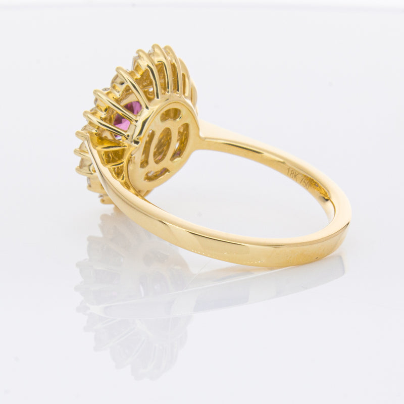 18ct Yellow Gold .54ct Ruby & Diamond Kira Ring-Ring-Walker & Hall