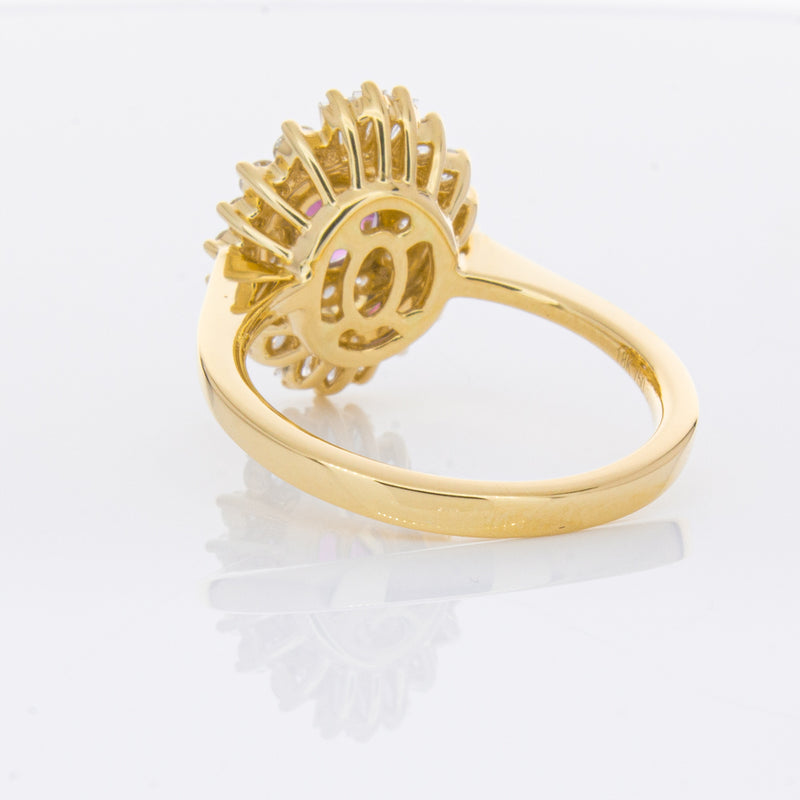 18ct Yellow Gold .54ct Ruby & Diamond Kira Ring-Ring-Walker & Hall