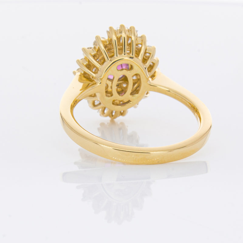 18ct Yellow Gold .54ct Ruby & Diamond Kira Ring-Ring-Walker & Hall