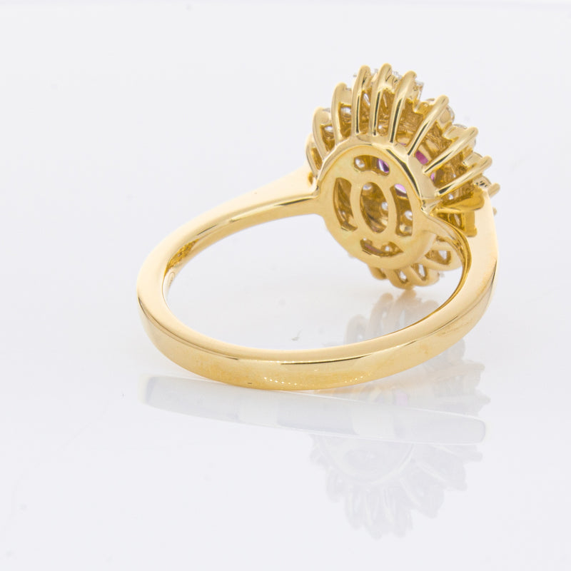 18ct Yellow Gold .54ct Ruby & Diamond Kira Ring-Ring-Walker & Hall