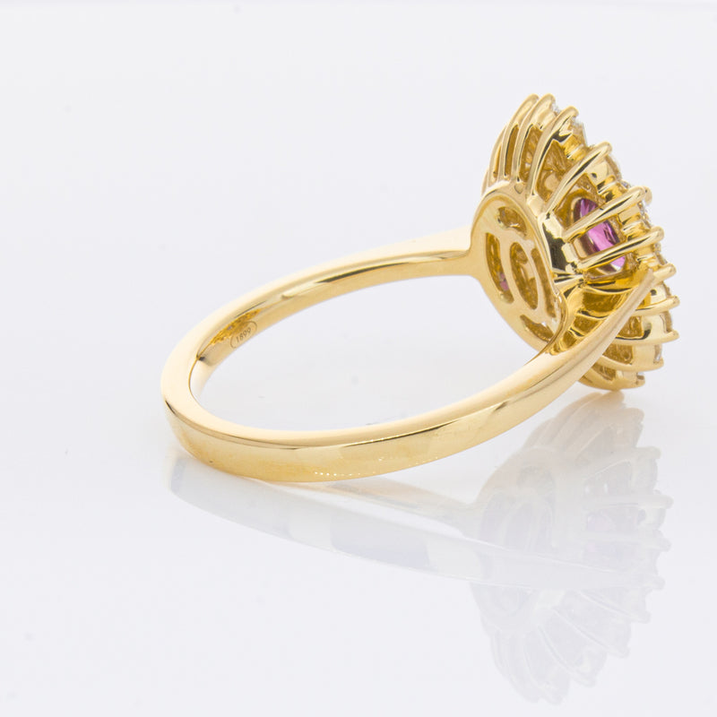 18ct Yellow Gold .54ct Ruby & Diamond Kira Ring-Ring-Walker & Hall