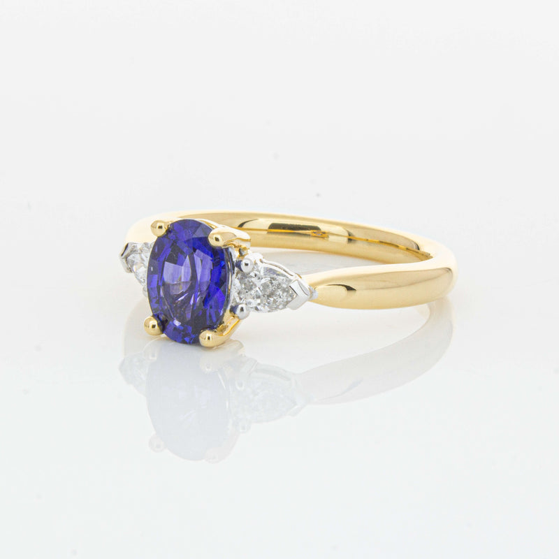 18ct Yellow Gold 1.33ct Sapphire & Diamond Ayla Ring-Ring-Walker & Hall