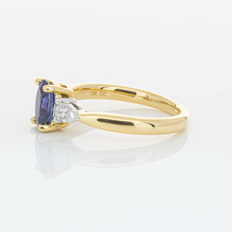 18ct Yellow Gold 1.33ct Sapphire & Diamond Ayla Ring-Ring-Walker & Hall