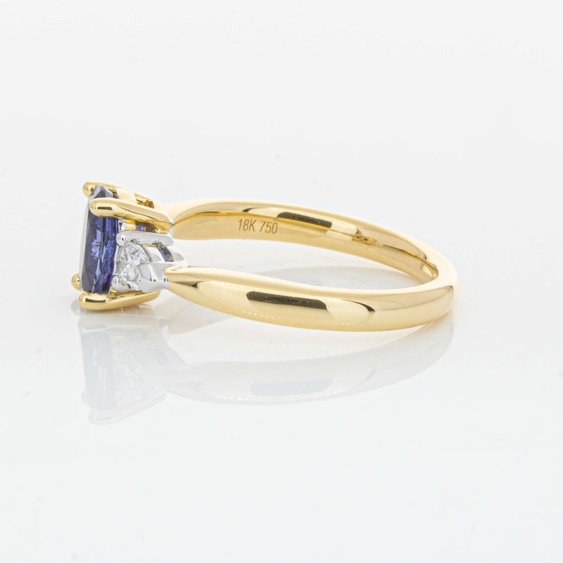 18ct Yellow Gold 1.33ct Sapphire & Diamond Ayla Ring-Ring-Walker & Hall