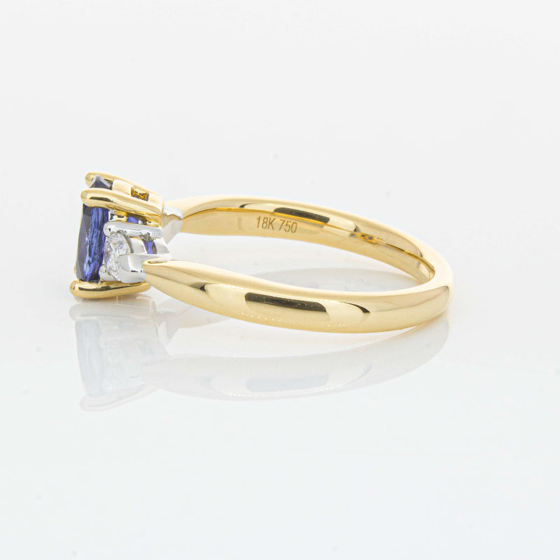 18ct Yellow Gold 1.33ct Sapphire & Diamond Ayla Ring-Ring-Walker & Hall