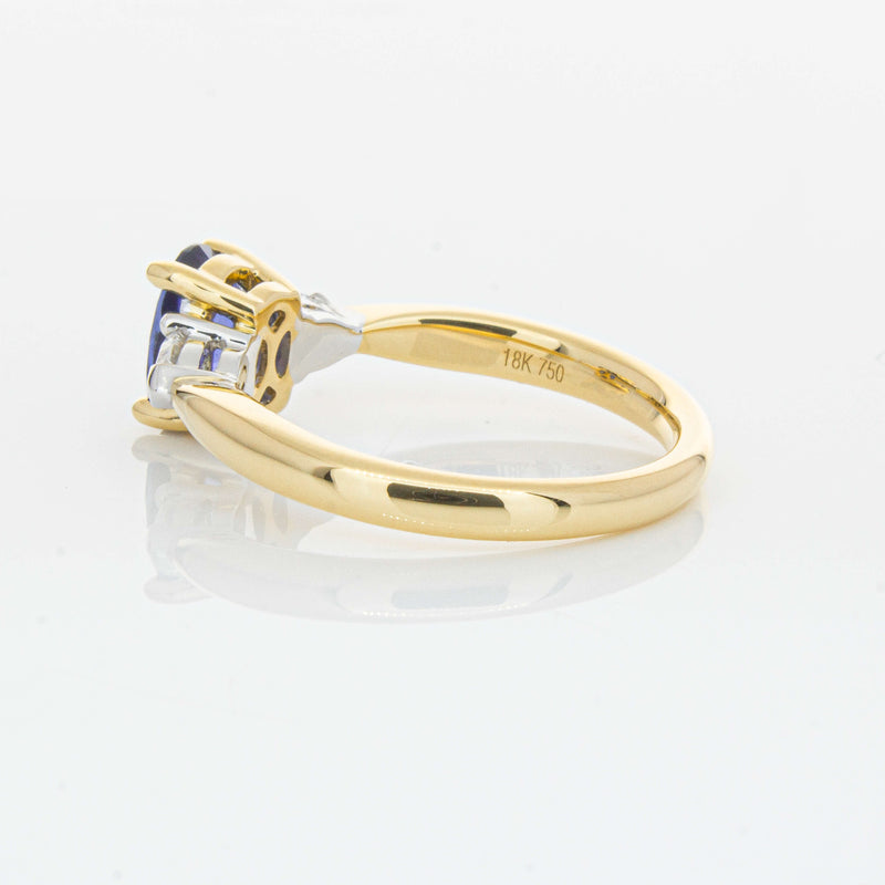 18ct Yellow Gold 1.33ct Sapphire & Diamond Ayla Ring-Ring-Walker & Hall