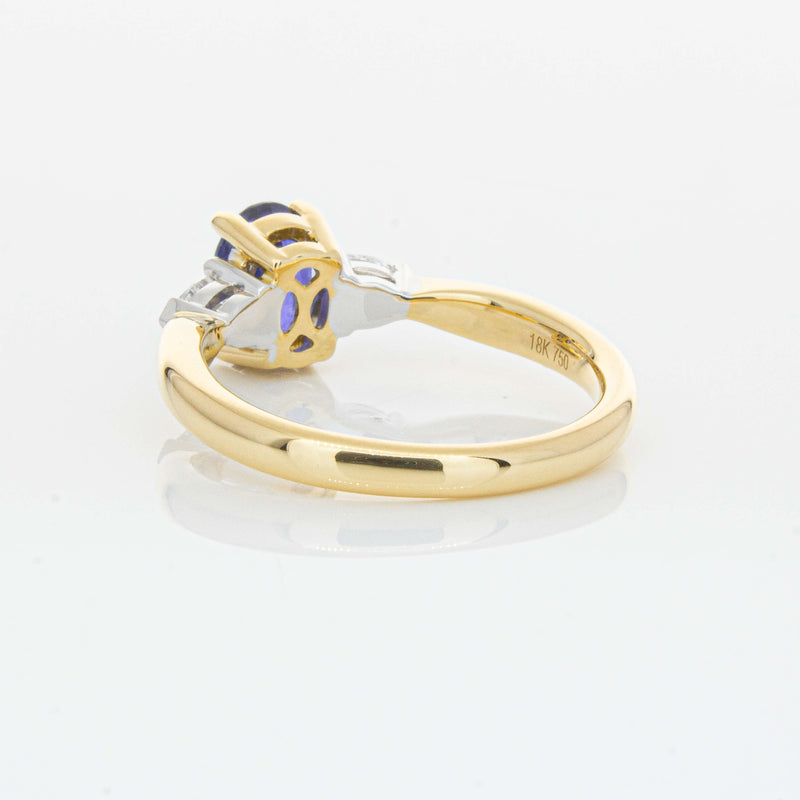18ct Yellow Gold 1.33ct Sapphire & Diamond Ayla Ring-Ring-Walker & Hall