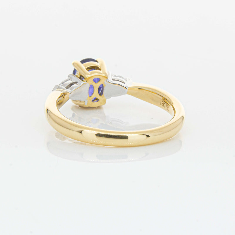 18ct Yellow Gold 1.33ct Sapphire & Diamond Ayla Ring-Ring-Walker & Hall