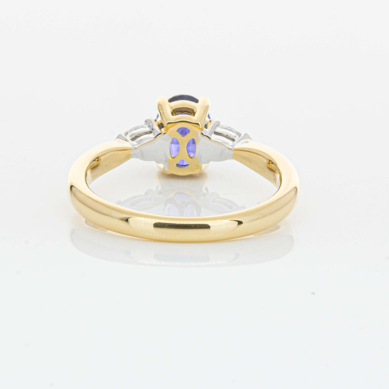 18ct Yellow Gold 1.33ct Sapphire & Diamond Ayla Ring-Ring-Walker & Hall