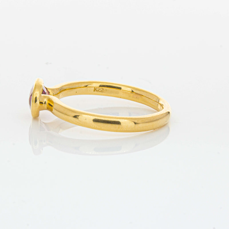 Deja Vu 22ct Yellow Gold 1.07ct Ruby Ring-Ring-Walker & Hall