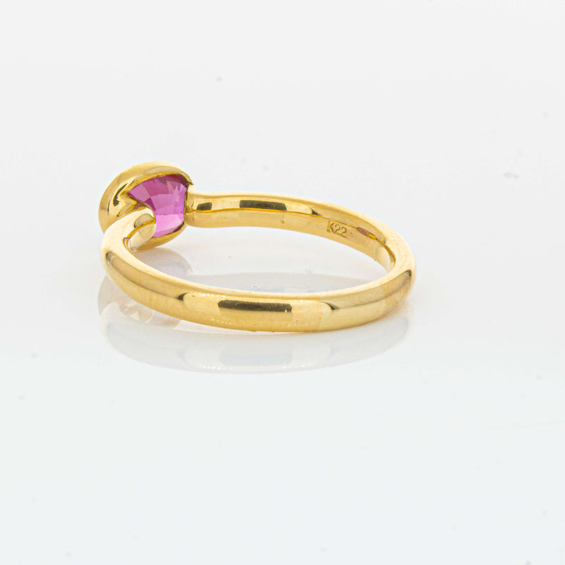 Deja Vu 22ct Yellow Gold 1.07ct Ruby Ring-Ring-Walker & Hall