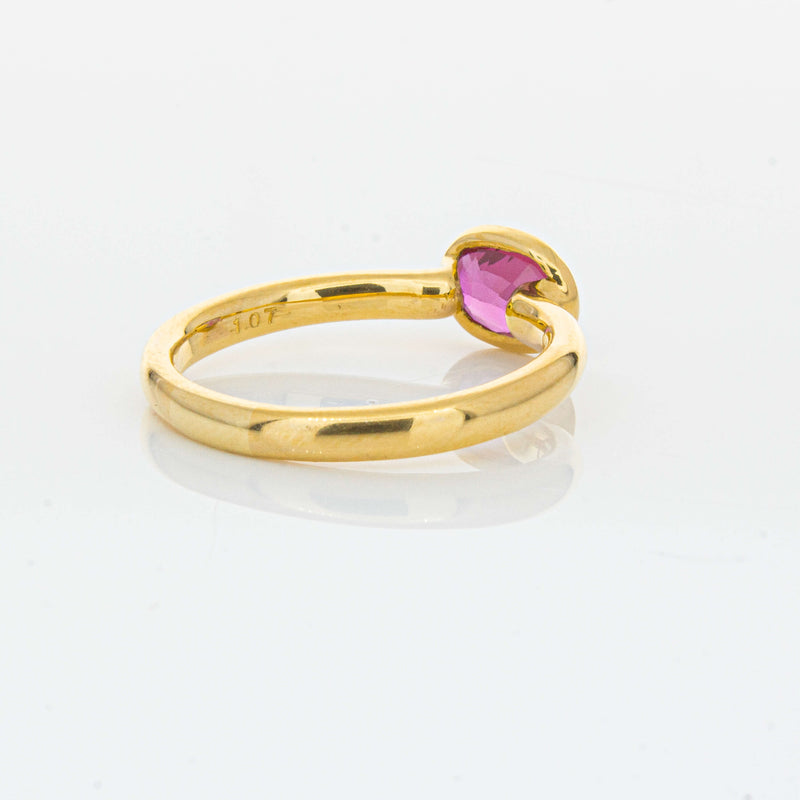 Deja Vu 22ct Yellow Gold 1.07ct Ruby Ring-Ring-Walker & Hall
