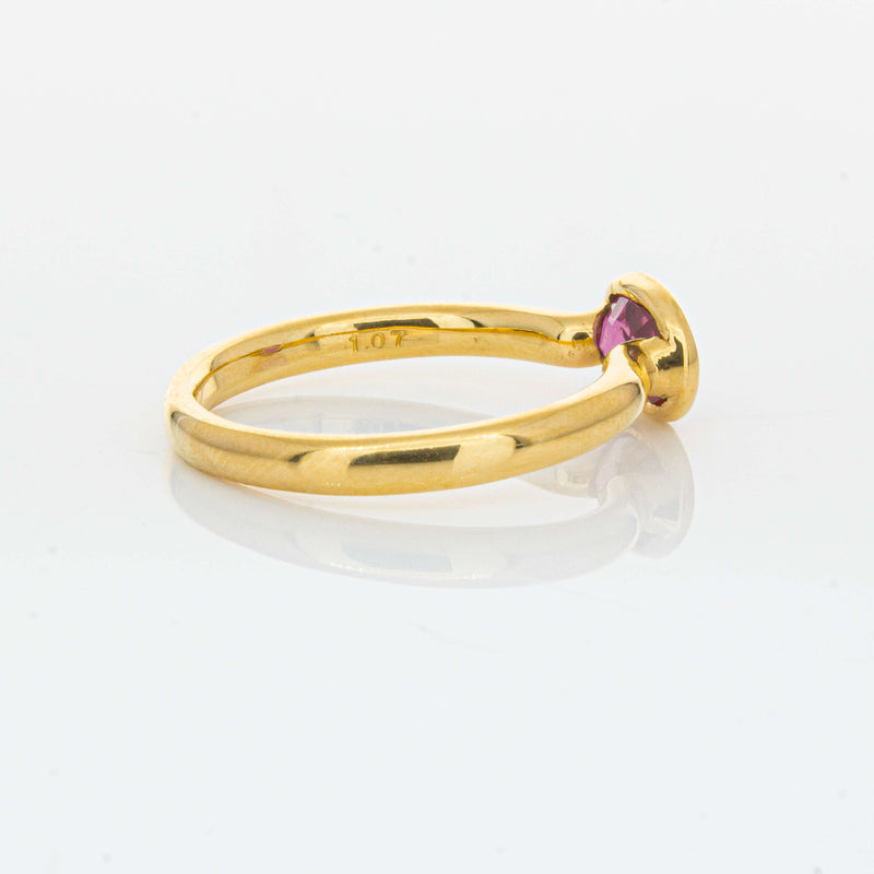 Deja Vu 22ct Yellow Gold 1.07ct Ruby Ring-Ring-Walker & Hall