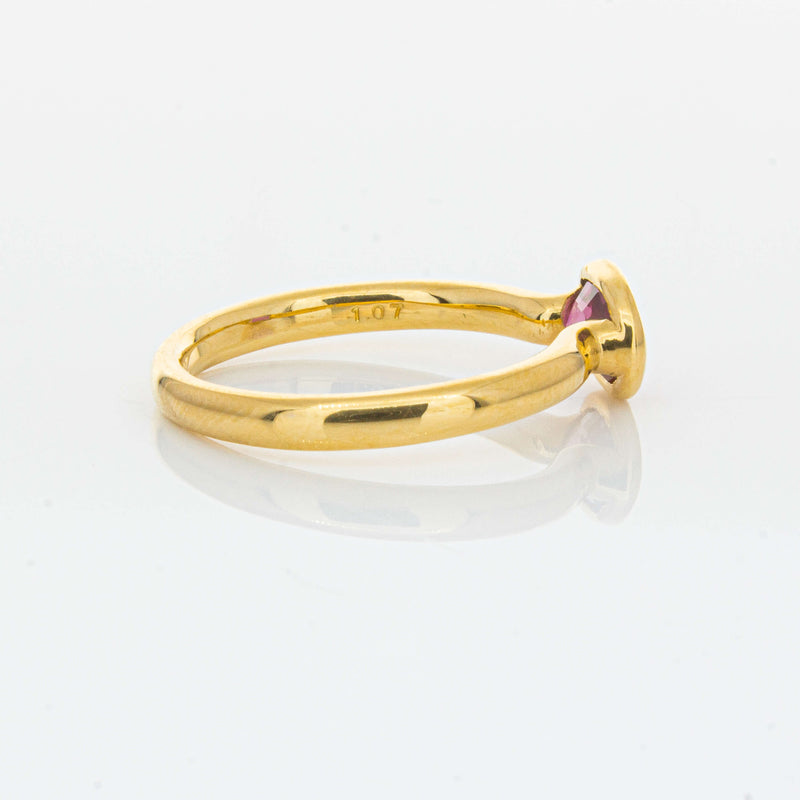 Deja Vu 22ct Yellow Gold 1.07ct Ruby Ring-Ring-Walker & Hall