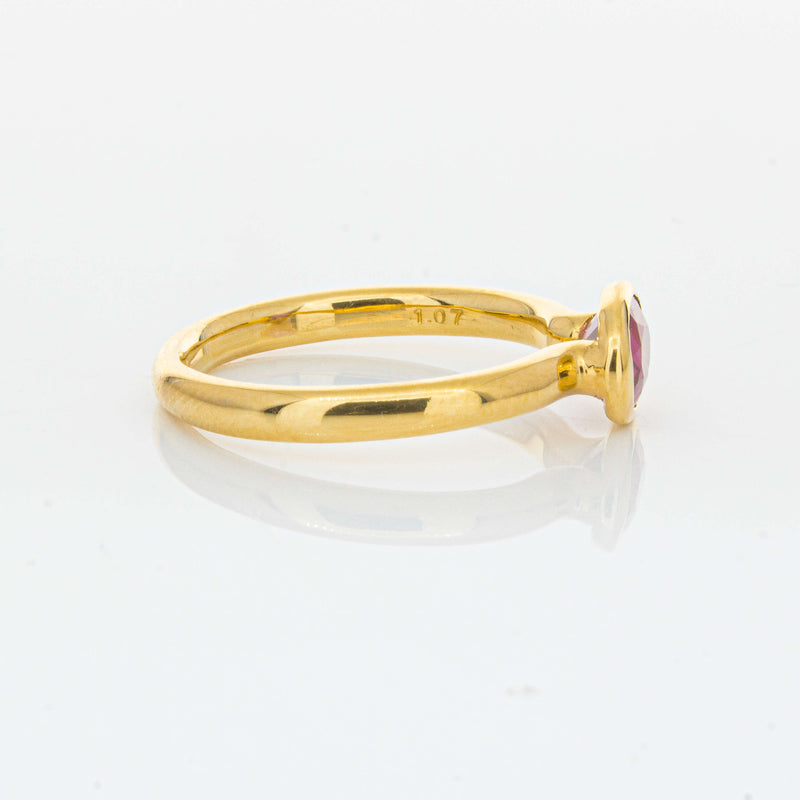 Deja Vu 22ct Yellow Gold 1.07ct Ruby Ring-Ring-Walker & Hall