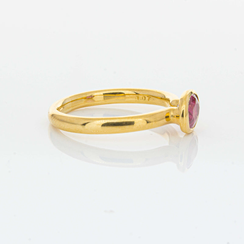 Deja Vu 22ct Yellow Gold 1.07ct Ruby Ring-Ring-Walker & Hall