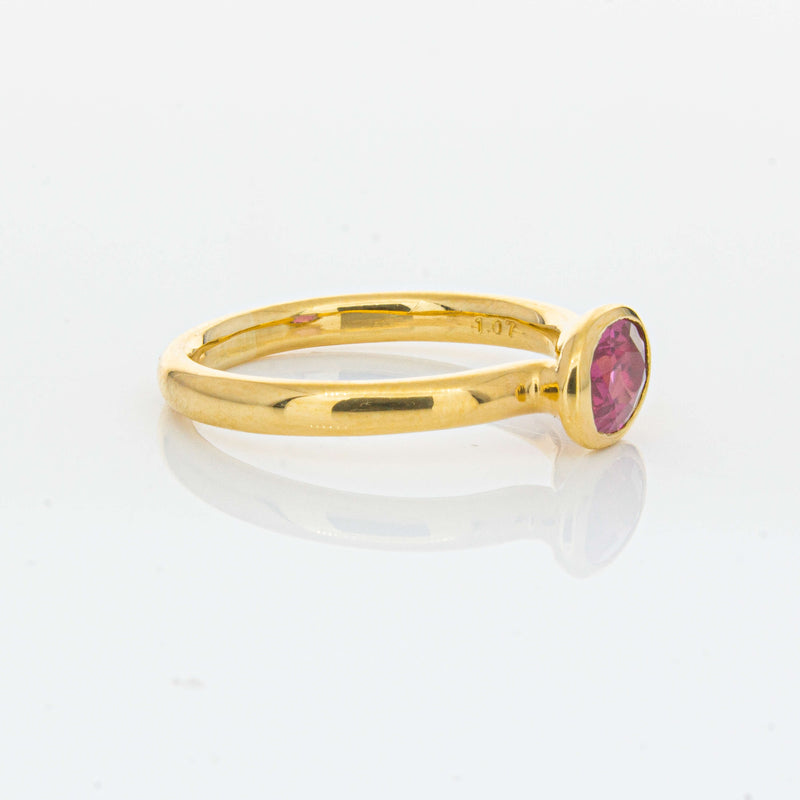 Deja Vu 22ct Yellow Gold 1.07ct Ruby Ring-Ring-Walker & Hall
