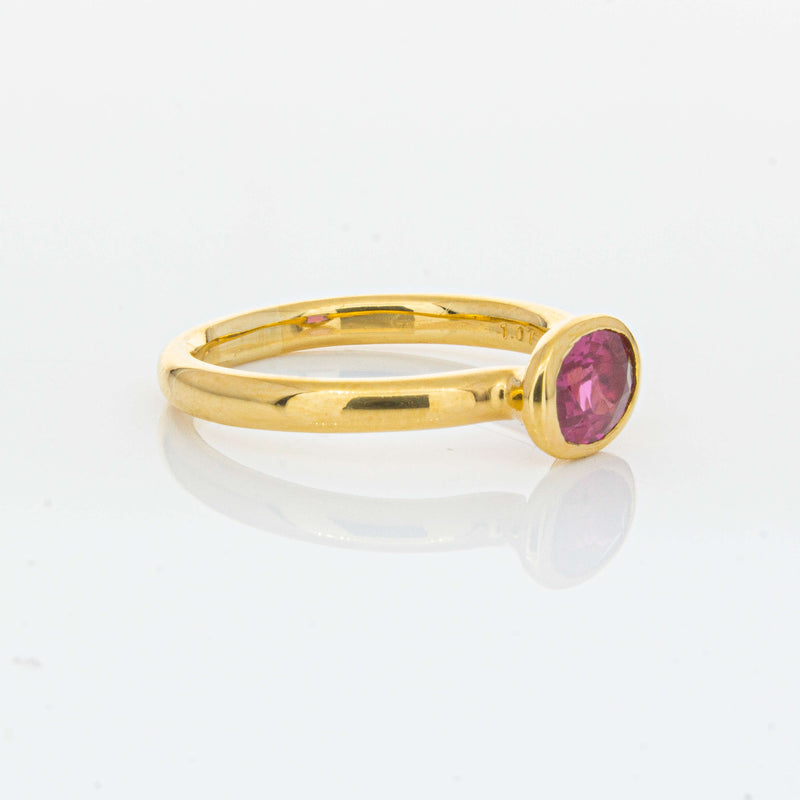 Deja Vu 22ct Yellow Gold 1.07ct Ruby Ring-Ring-Walker & Hall
